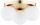 Deckenleuchte 3-flammig Glas Metall Gold E27 B:30 cm Leuchte