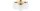 Deckenleuchte 3-flammig Glas Metall Gold E27 B:30 cm Leuchte
