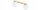 Deckenleuchte 2-flammig Glas Metall Gold E27 L:40 cm