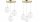 Pendelleuchte Metall Glas Gold E27 B:30 cm blendarm Leuchte