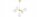 Pendelleuchte 5-flammig Glas Weiß Gold E27 L:60 cm Leuchte