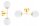 Wandleuchte Glas Gold Up Down 2-flammig E27 H:40 cm Leuchte