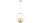 Pendelleuchte Glas Metall Gold E27 B:14 cm Modern edel Leuchte