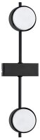 Deckenleuchte 2-flammig Schwarz GX53 L:30 cm Modern