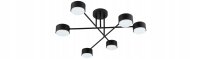 Deckenlampe 6-flammig Schwarz GX53 B:65 cm Modern