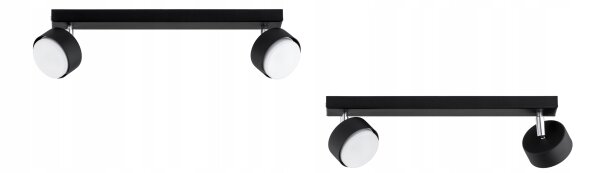Deckenspot schwenkbar GX53 L:40 cm Modern wohnlich Leuchte
