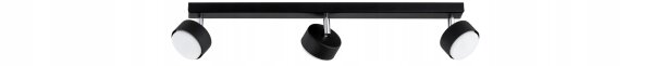 Deckenspot verstellbar Schwarz 3-flammig GX53 L:60 cm Leuchte