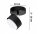 Deckenspot verstellbar Schwarz Metall GX53 B:10 cm Leuchte