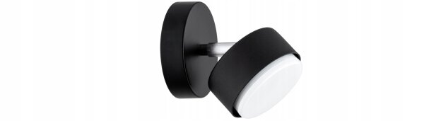 Wandspot schwenkbar Schwarz GX53 L:10 cm dekorativ Leuchte