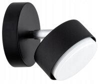Wandspot schwenkbar Schwarz GX53 L:10 cm dekorativ Leuchte