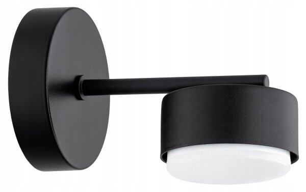 Wandleuchte Metall Schwarz GX53 T:15 cm Modern wohnlich Leuchte