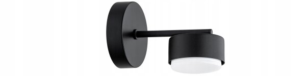 Wandleuchte Metall Schwarz GX53 T:15 cm Modern wohnlich Leuchte
