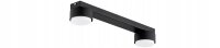 Deckenleuchte 2-flammig Schwarz GX53 L:40 cm Modern