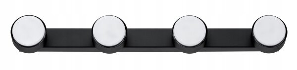Deckenleuchte Schwarz 4-flammig GX53 L:60 cm Modern Leuchte