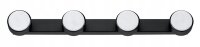 Deckenleuchte Schwarz 4-flammig GX53 L:60 cm Modern