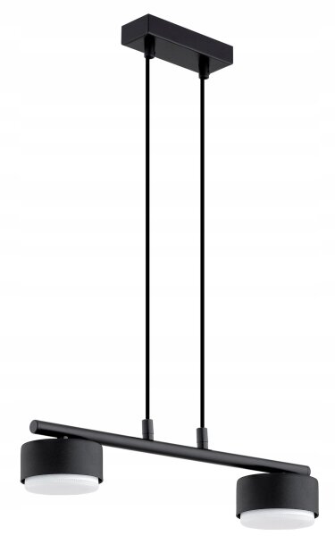 Pendelleuchte 2-flammig Schwarz GX53 L:40 cm Modern Leuchte