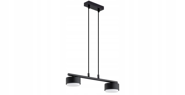 Pendelleuchte 2-flammig Schwarz GX53 L:40 cm Modern Leuchte