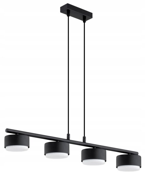 Pendelleuchte 4-flammig Schwarz GX53 L:70 cm Modern Leuchte