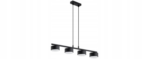 Pendelleuchte 4-flammig Schwarz GX53 L:70 cm Modern Leuchte