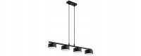Pendelleuchte 4-flammig Schwarz GX53 L:70 cm Modern