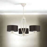 Deckenlampe in Wei&szlig; Braun &Oslash;66cm...