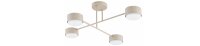 Deckenleuchte 4-flammig Ecru GX53 B:60 cm blendarm