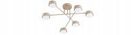 Deckenlampe 6-flammig Metall Ecru GX53 B:60 cm blendarm