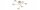 Deckenlampe 6-flammig Metall Ecru GX53 B:60 cm blendarm Leuchte