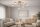 Deckenlampe 6-flammig Metall Ecru GX53 B:60 cm blendarm Leuchte