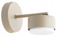 Wandleuchte Metall Ecru blendarm GX53 T:15 cm Modern
