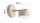 Wandleuchte Metall Ecru blendarm GX53 T:15 cm Modern Leuchte