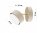Wandspot schwenkbar Gold Ecru GX53 B:8 cm blendarm Leuchte