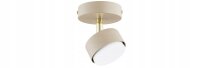 Deckenspot schwenkbar Ecru Gold GX53 L:10 cm Modern