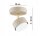 Deckenspot schwenkbar Ecru Gold GX53 L:10 cm Modern Leuchte