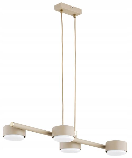 Pendelleuchte 4-flammig Ecru GX53 L:55 cm blendarm Leuchte