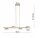 Pendelleuchte 4-flammig Ecru GX53 L:55 cm blendarm Leuchte