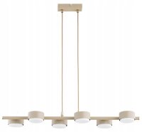 Pendelleuchte 6-flammig Metall Ecru GX53 L:70 cm Modern