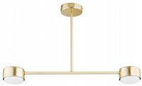 Deckenleuchte 2-flammig Gold Metall GX53 B:65 cm Modern