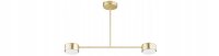 Deckenleuchte 2-flammig Gold Metall GX53 B:65 cm Modern