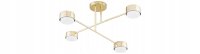 Deckenleuchte 4-flammig Metall Gold GX53 B:65 cm Modern