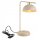 Tischleuchte Gold Beige E27 H:38 cm Modern dekorativ Leuchte