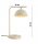 Tischleuchte Gold Beige E27 H:38 cm Modern dekorativ Leuchte