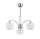 Deckenlampe Chrom Wei&szlig; 3-flmg NABO Esszimmer E27