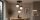 Pendelleuchte 3-flammig Glas Metall Schwarz E27 B:50 cm Leuchte