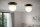 Deckenlampe Glas Schwarz Weiß E27 B:75 cm wohnlich Leuchte
