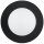 Wandlampe Glas Kugel Schwarz Weiß E27 B:20 cm blendarm Leuchte