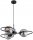 Pendelleuchte 3-flammig Rauchglas E27 L:60 cm blendarm Leuchte