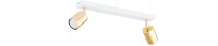 Deckenspot schwenkbar Weiß Gold GU10 40 cm Modern
