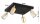 Deckenspot Schwarz Gold Metall GU10 B:30 cm dekorativ Leuchte