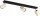 Deckenspot schwenkbar Metall Schwarz Gold GU10 L:60 cm